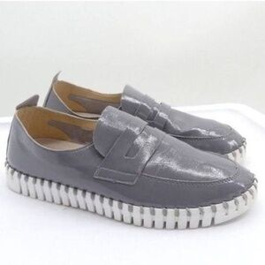 Ilse Jacobsen Hornbaek Tulip Loafer slip on 3865 Shark Grey size 39 (8/8.5) shoe
